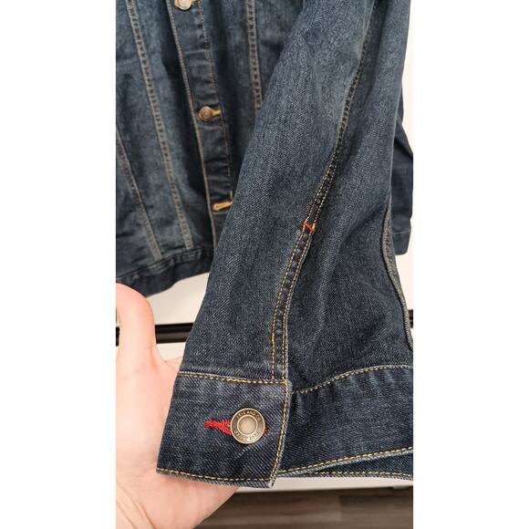 NWT Frye& Co festival jean jacket Aztec Western geo print button size 4XL - Picture 9 of 12